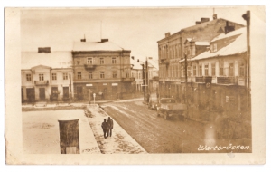 Fot. „Wimar”, Poznań, ul. Zamkowa. Data koresp. 22.12.1941 r. Ze zbiorów Muzeum Technik Ceramicznych w Kole.