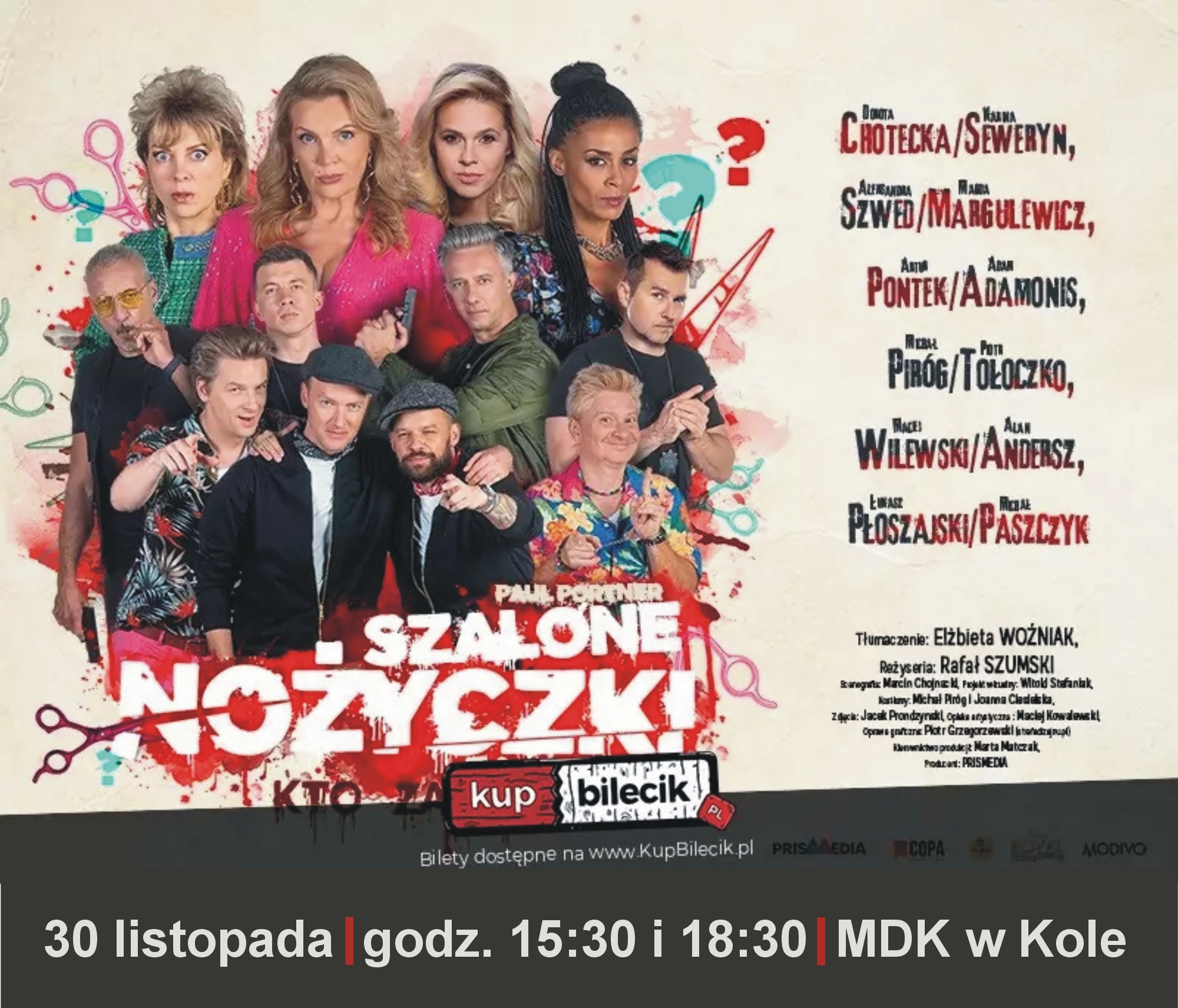 Spektakl pt. „Szalone nożyczki”