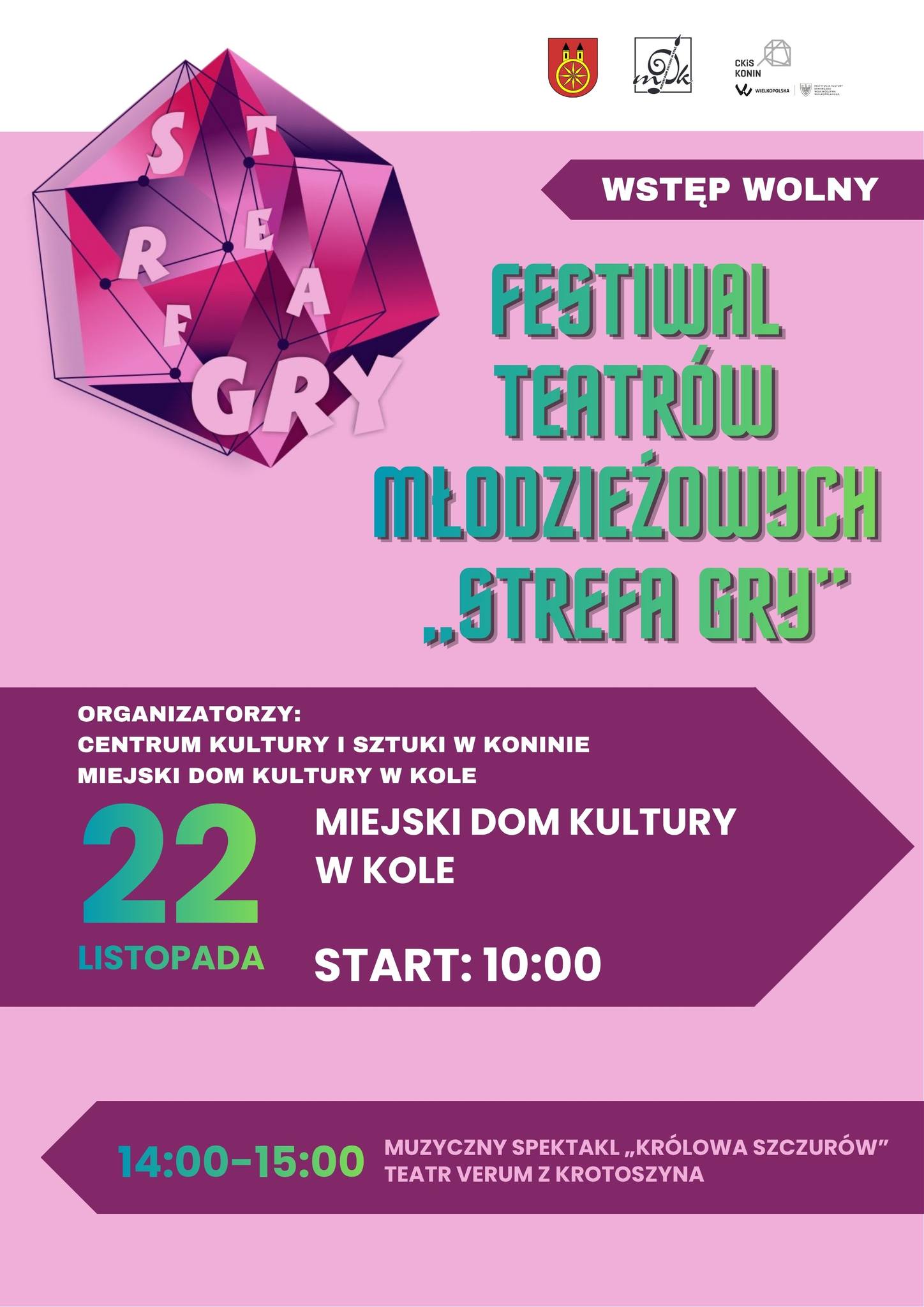 Festiwal Teatrów Młodzieżowych STREFA GRY