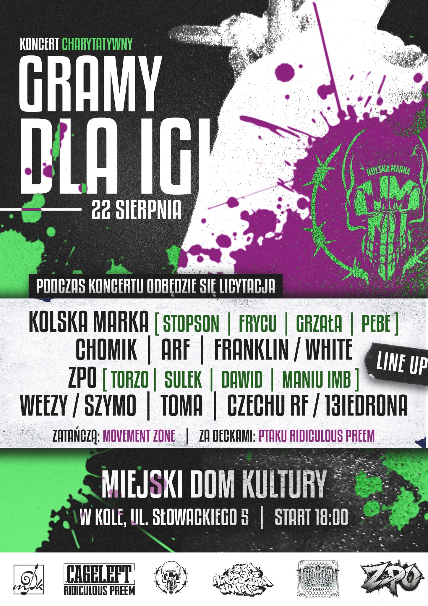 Koncert charytatywny - GRAMY DLA IGI