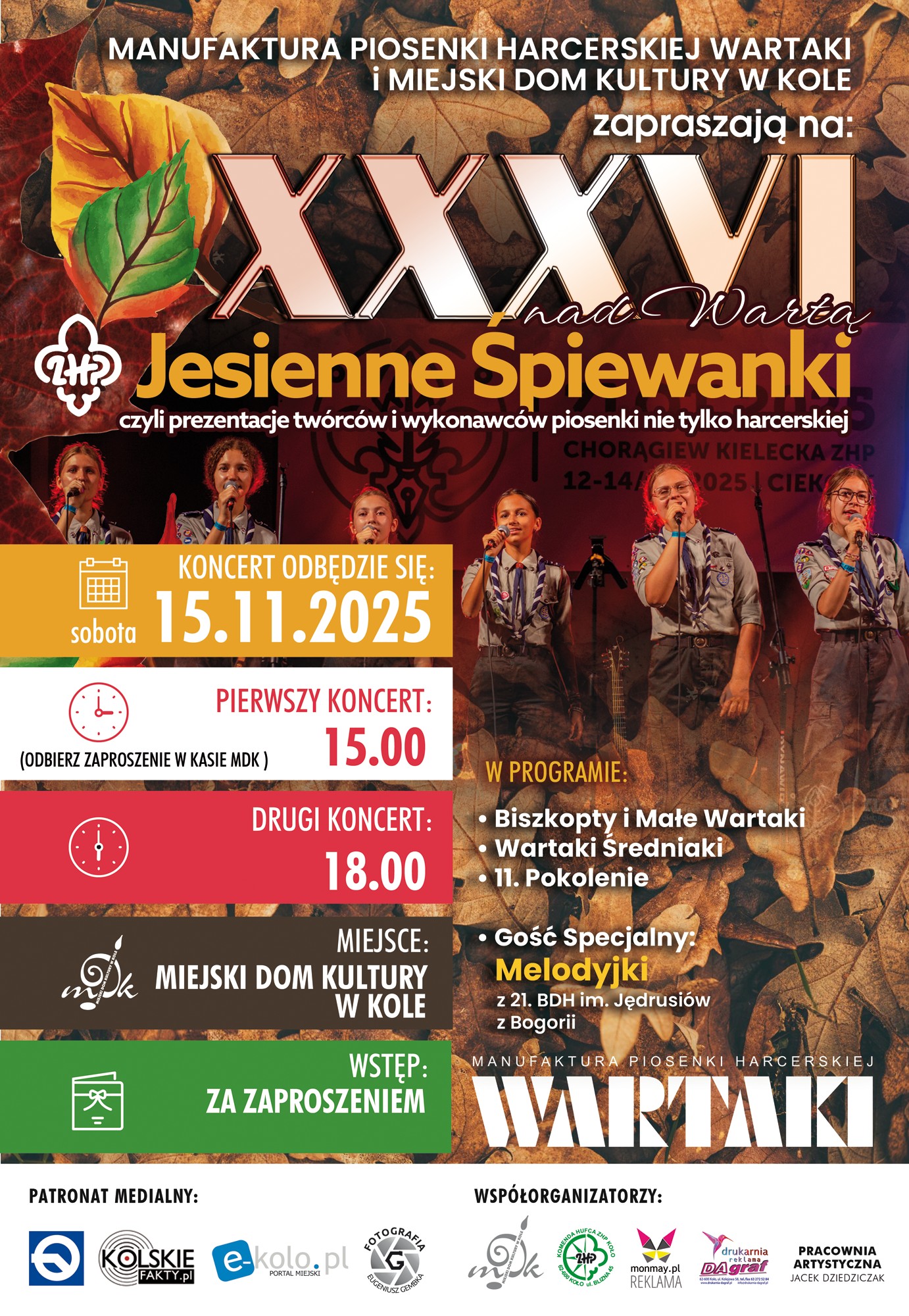 XXXVI Jesienne Śpiewanki nad Wartą