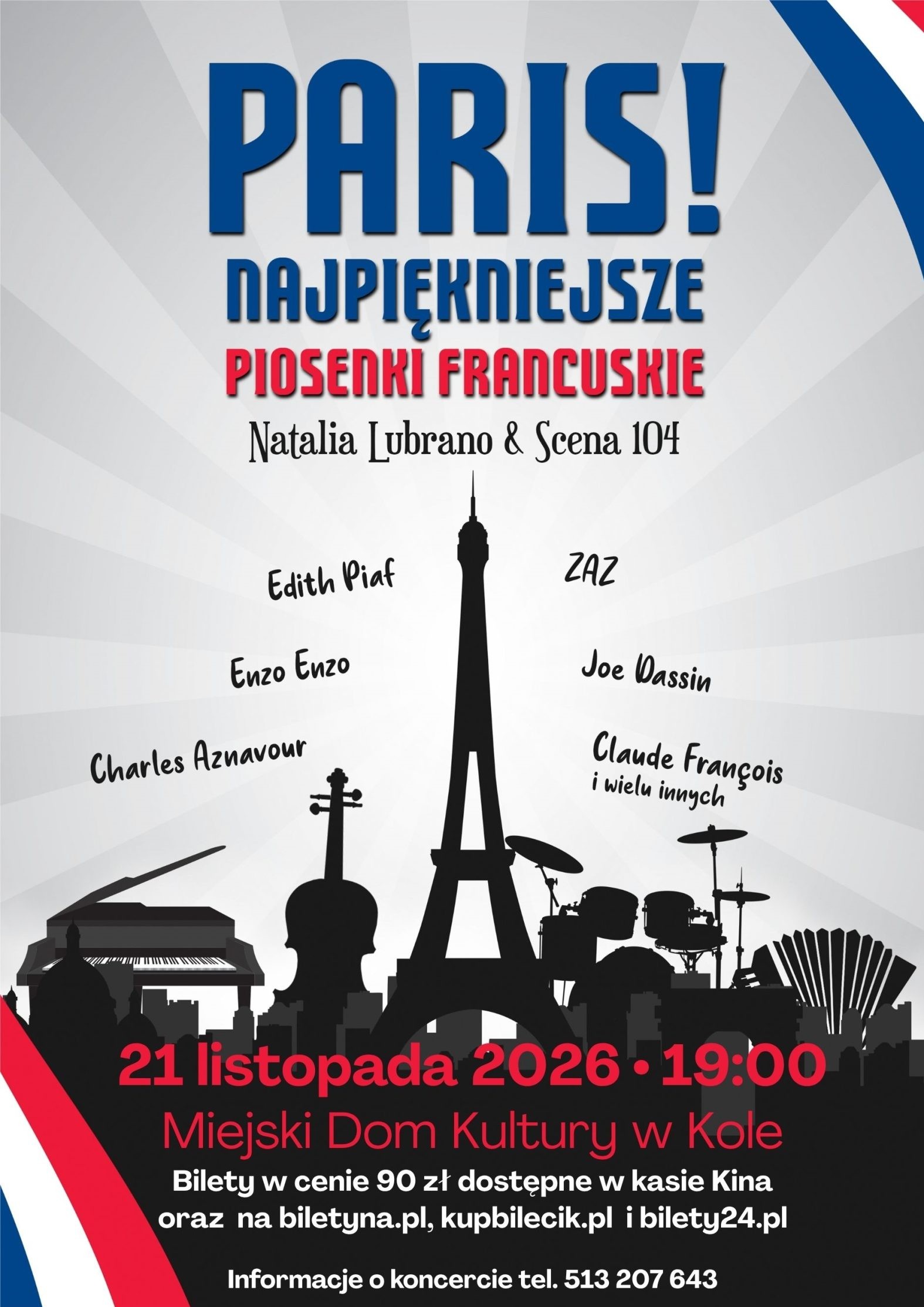PARIS! Najpiękniejsze piosenki francuskie