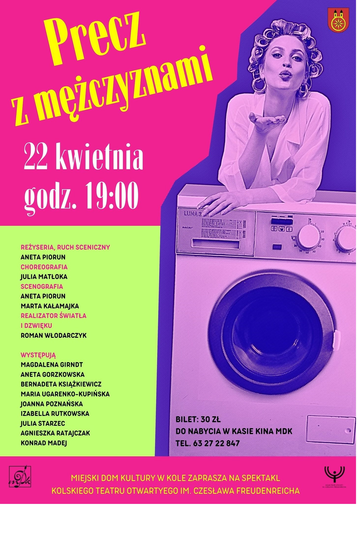 Zdjęcie: PRECZ Z MĘŻCZYZNAMI – spektakl Kolskiego Teatru Otwartego