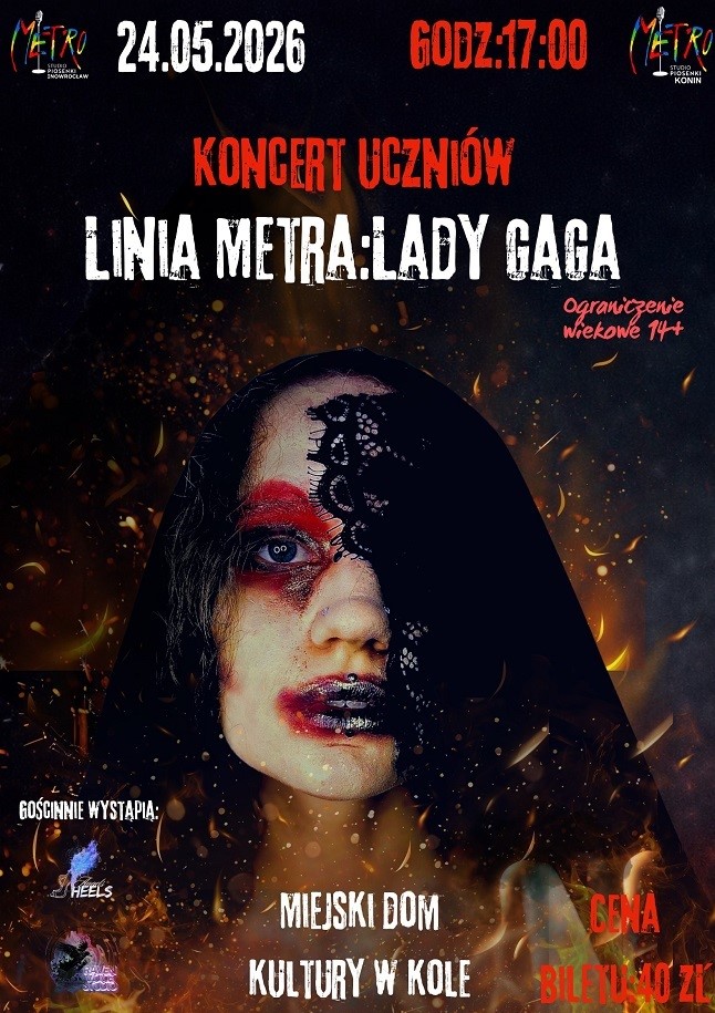 Muzyczno-taneczne show pt. „LINIA METRA: LADY GAGA”