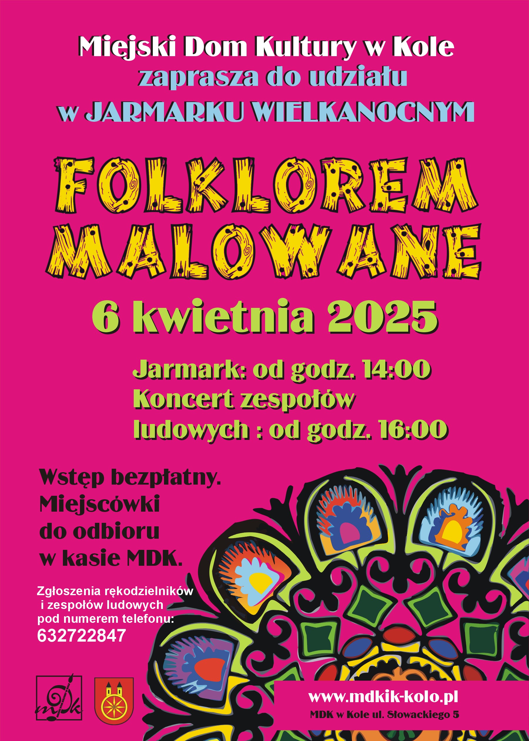 Zdjęcie: Folklorem Malowane – Jarmark Wielkanocny w Kole