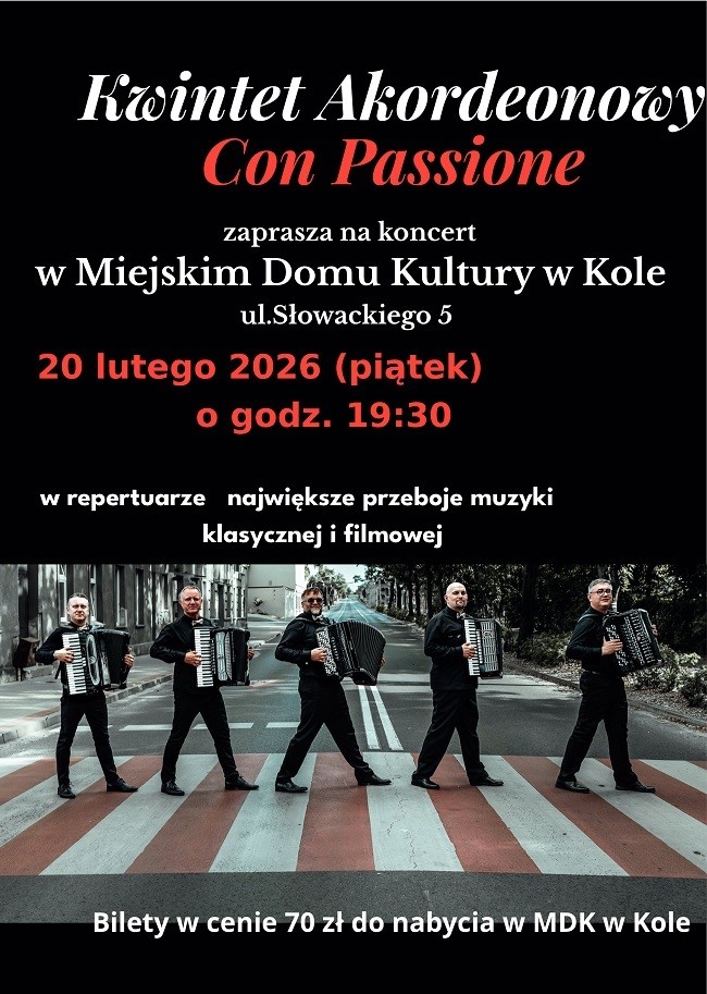 Zdjęcie: KWINTET AKOREDEONOWY Con Passione