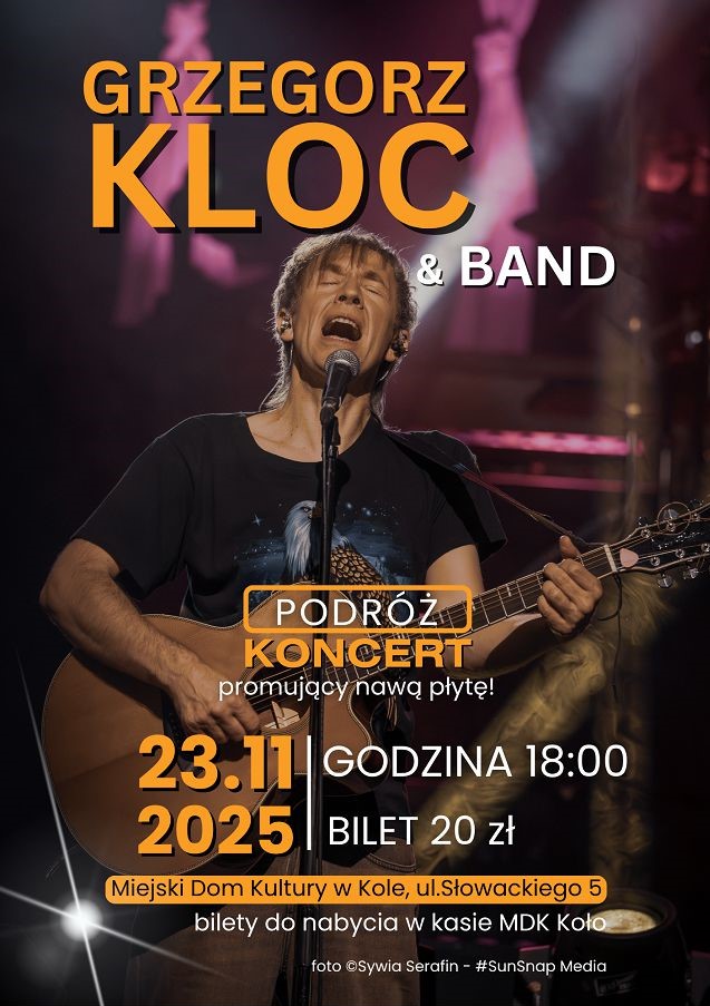 Koncert - GRZEGORZ KLOC & BAND