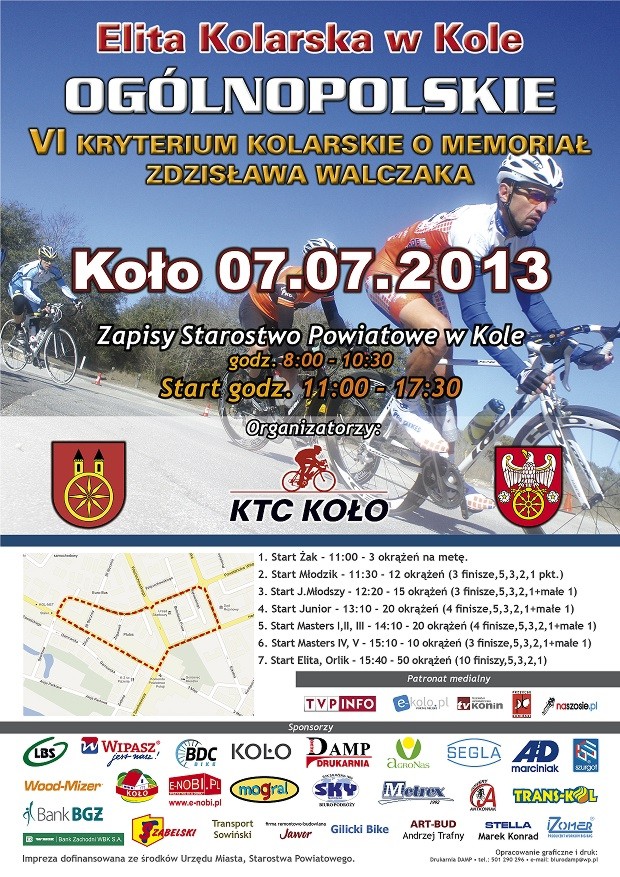 VI Kryterium Kolarskie o Memoriał Zdzisława Walczaka