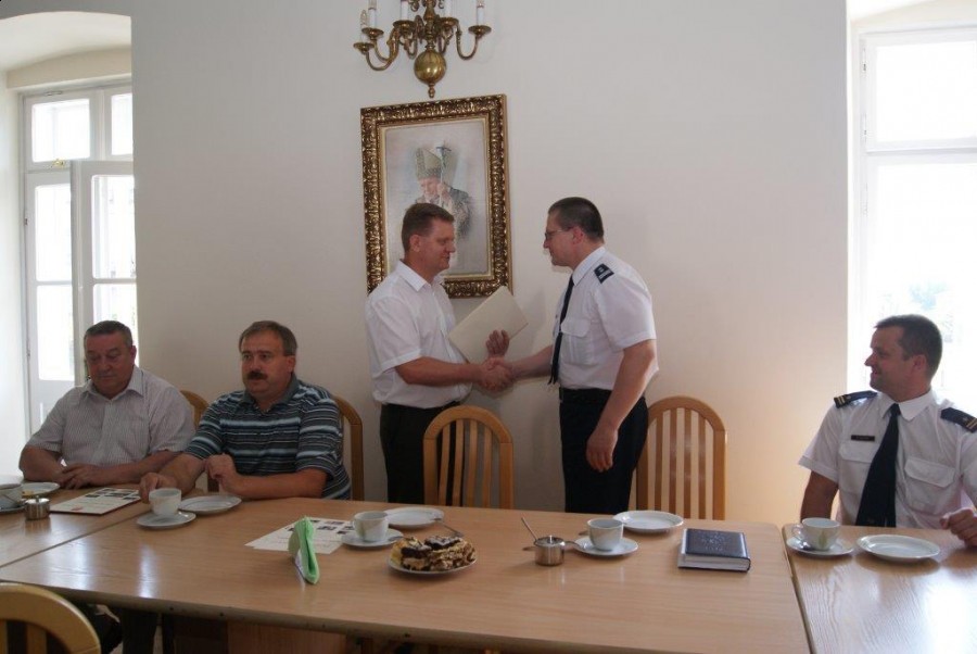 Podziękowania dla organizatorów imprez