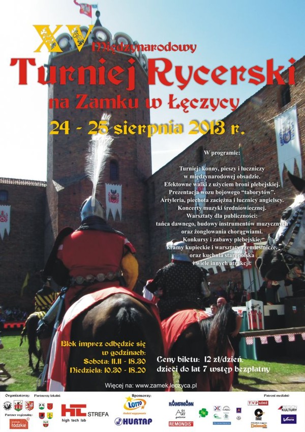 Turniej Rycerski na Zamku Królewskim w Łęczycy