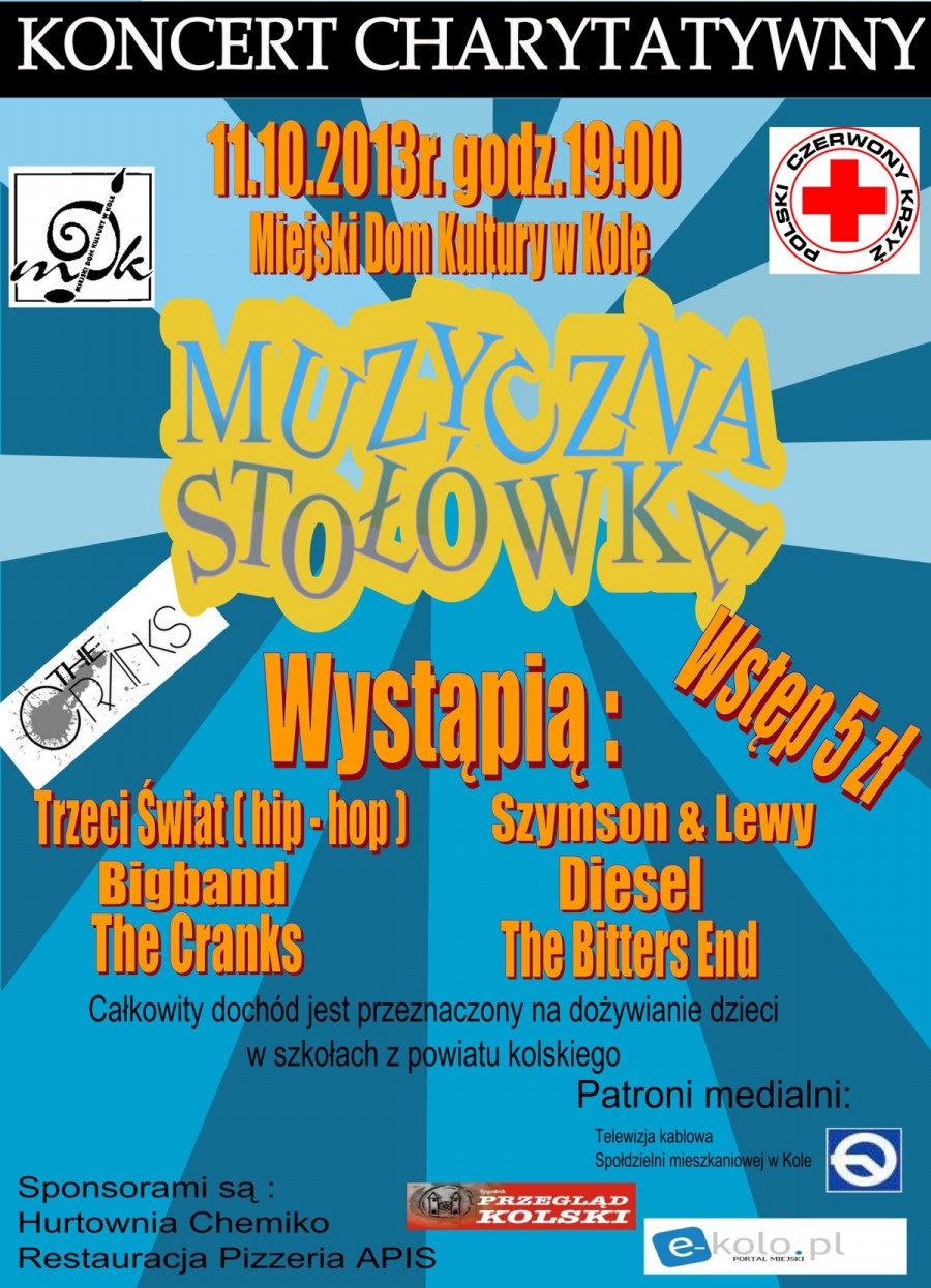 Koncert charytatywny "Muzyczna Stołówka"