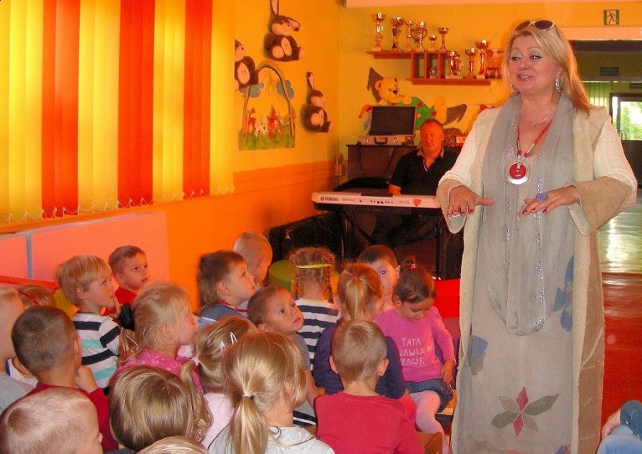 Spotkanie przedszkolaków z muzyką żydowską