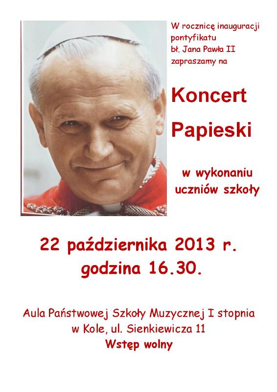 Koncert Papieski