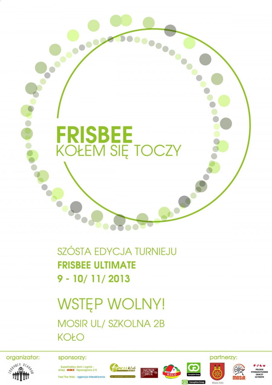 Po raz szósty w Kole „Frisbee Kołem się toczy”