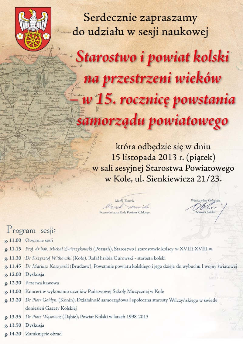 O starostwie i powiecie kolskim na przestrzeni wieków