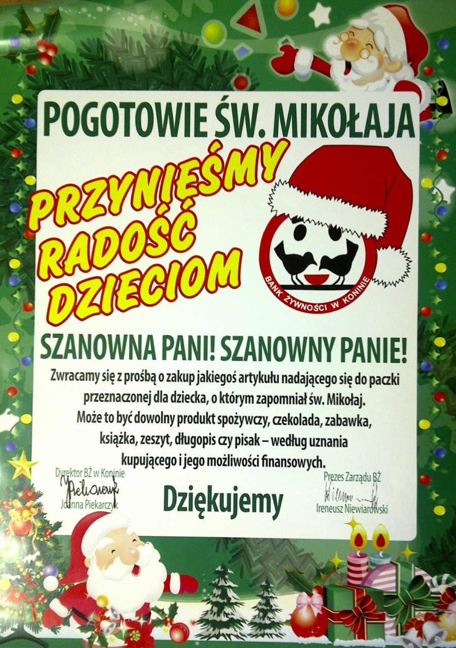 Akcja „Pogotowie św. Mikołaja” w Kole