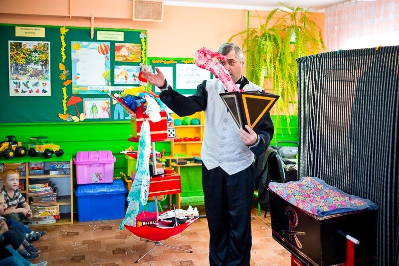 „Magik show” z udziałem przedszkolaków