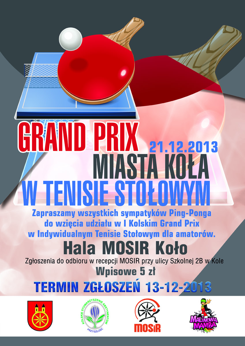 I Grand Prix Miasta Koła w Tenisie Stołowym