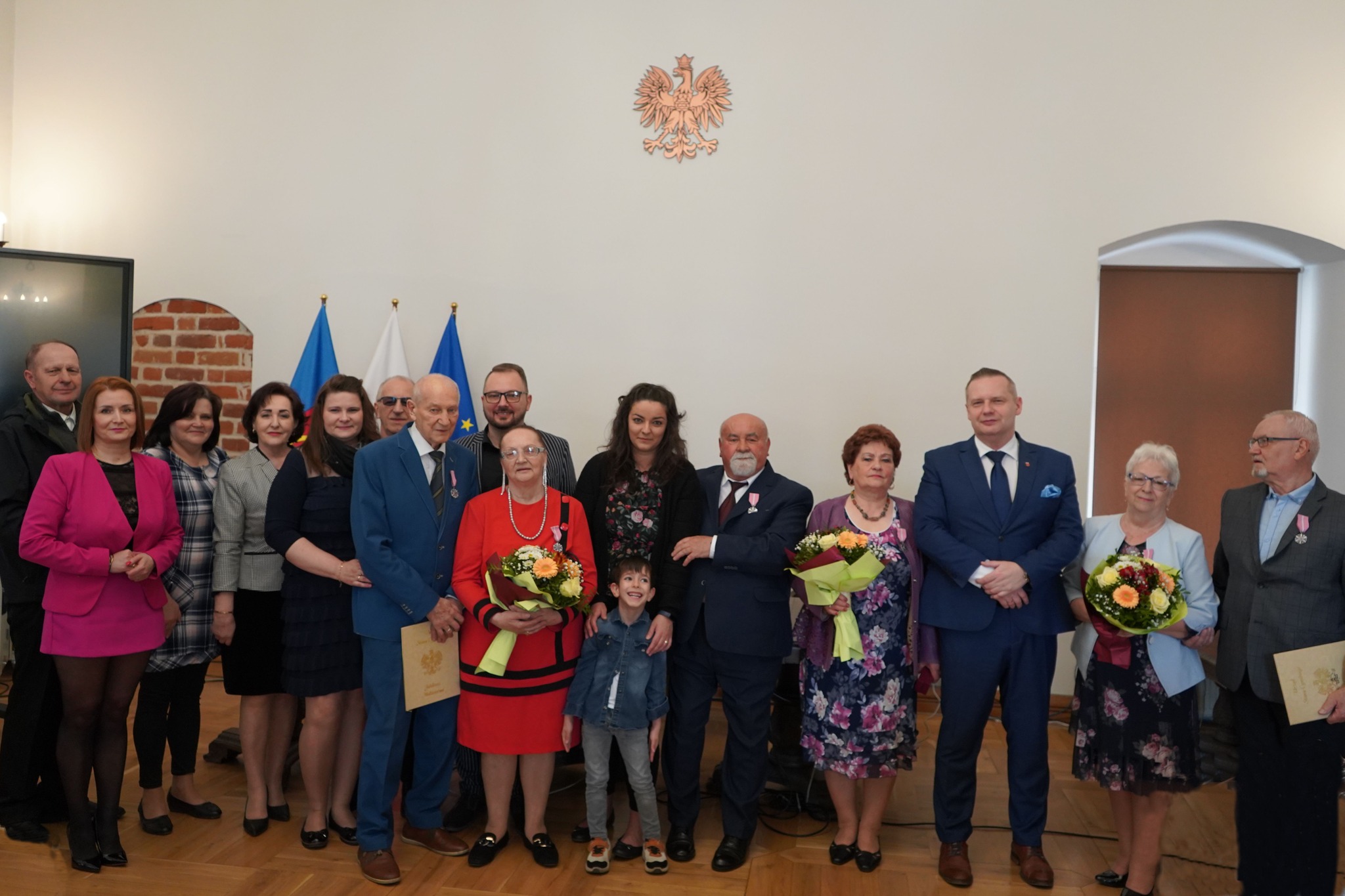 Burmistrz Miasta Koła z Jubilatami