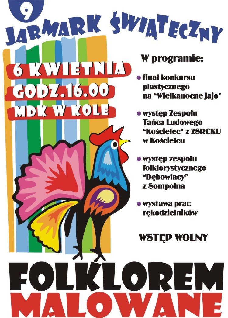 IX JARMARK ŚWIĄTECZNY “FOLKLOREM MALOWANE”