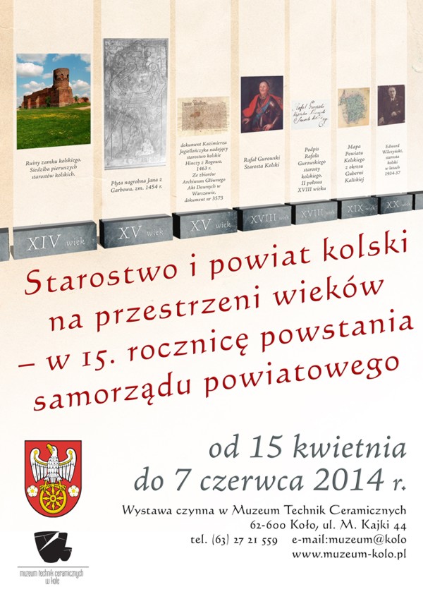 „Starostwo i powiat kolski na przestrzeni wieków” - wystawa w MTC