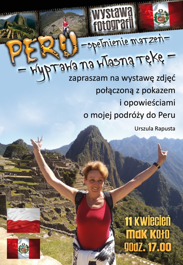 PERU - wystawa fotografii Urszuli Rapusty