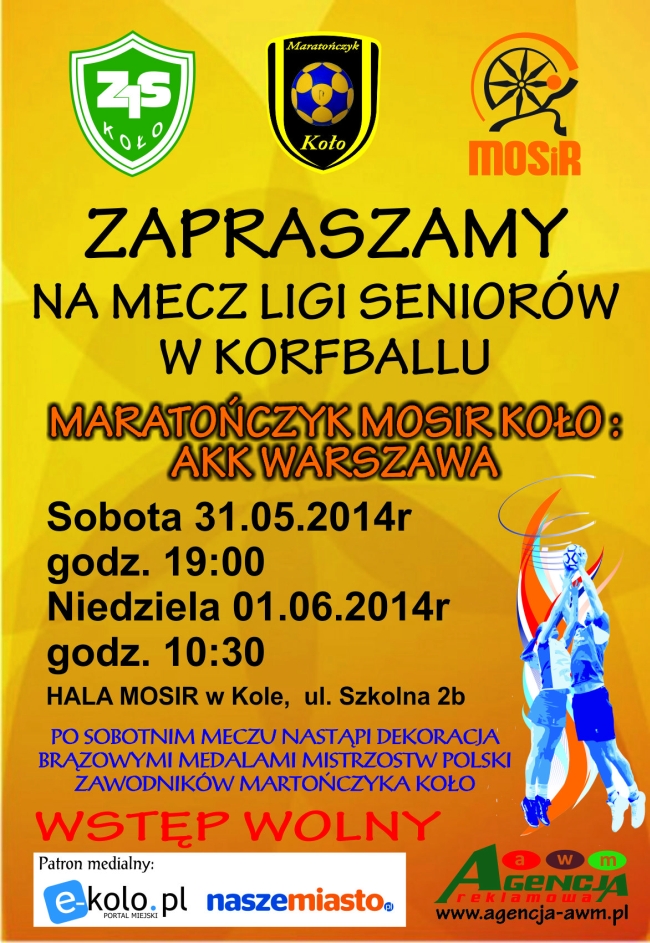 Dwa ostatnie ligowe spotkania seniorów w korfballu 