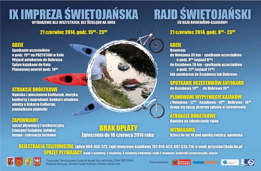 Zapraszamy na IX Imprezę Świętojańską