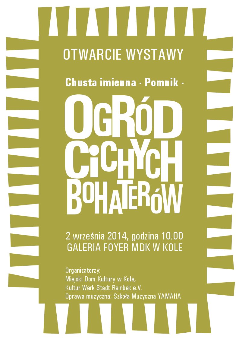 Otwarcie wystawy pt. "Chusta imienna - Pomnik - Ogród cichych bohaterów"