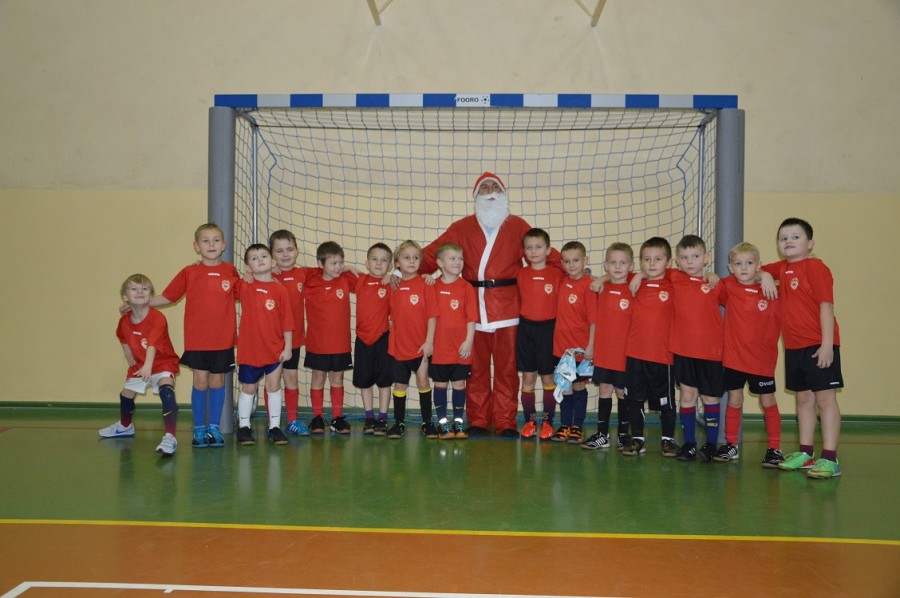 Święty Mikołaj u najmłodszych zawodników Olimpii