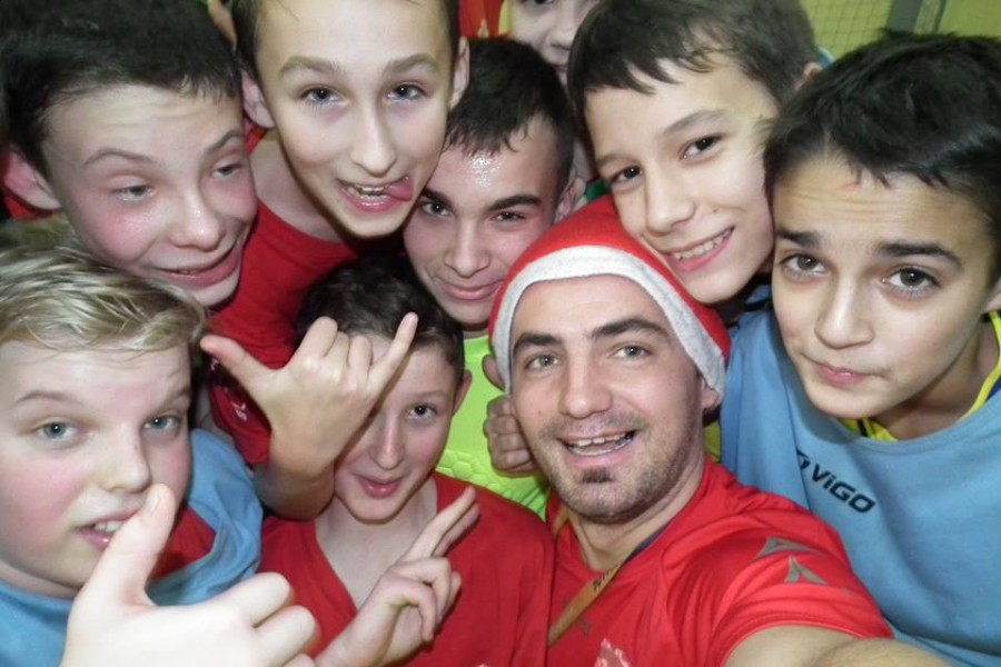 Mikołajkowy Turniej Piłkarski piłkarzy Olimpii Koło rocznik 2001