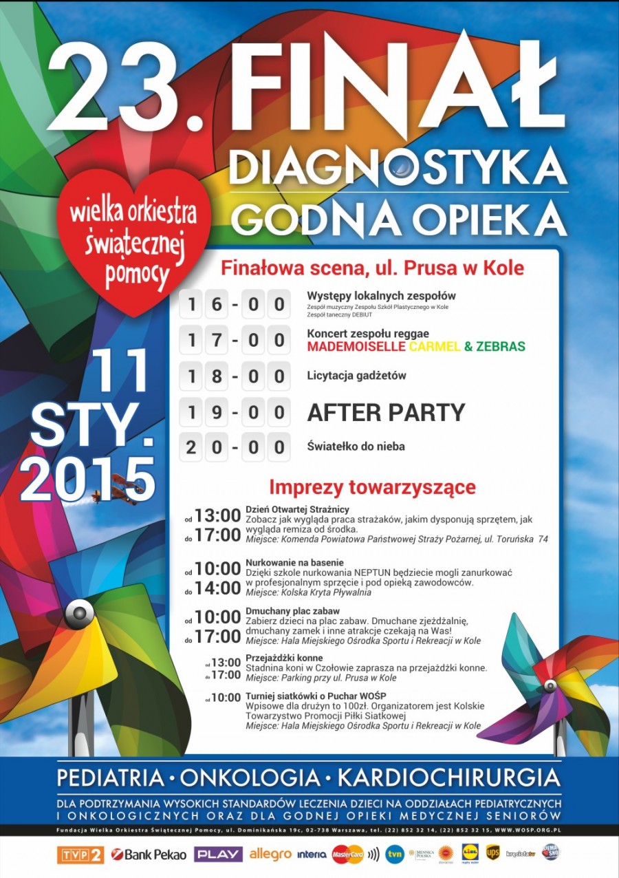 23. Finał WOŚP już w niedzielę