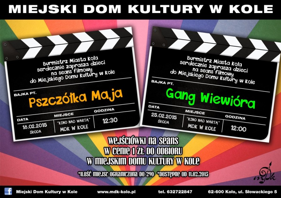 Wejściówki na seanse dostępne od jutra!