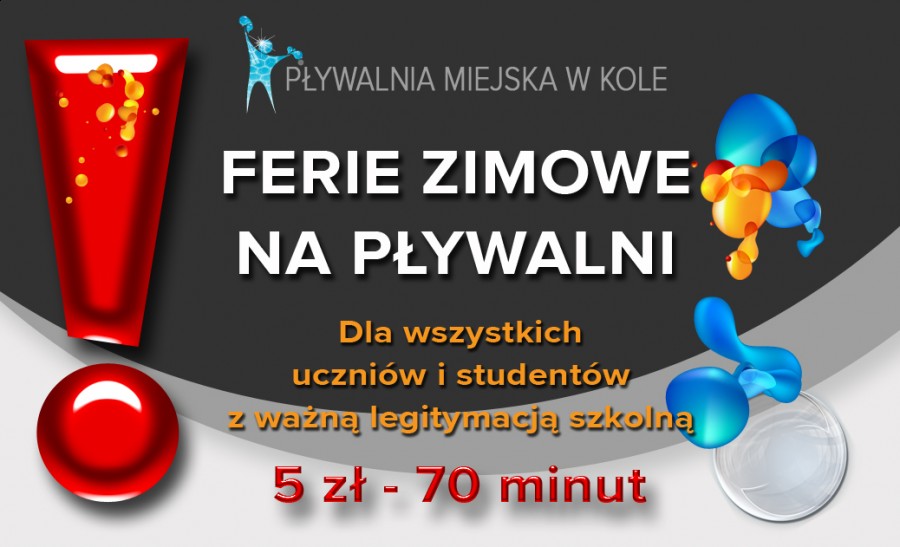 W ferie zniżka na pływalnię