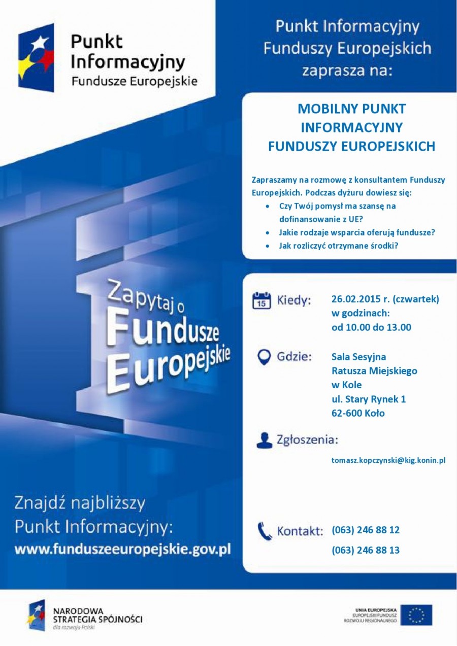 Zapytaj o fundusze europejskie!