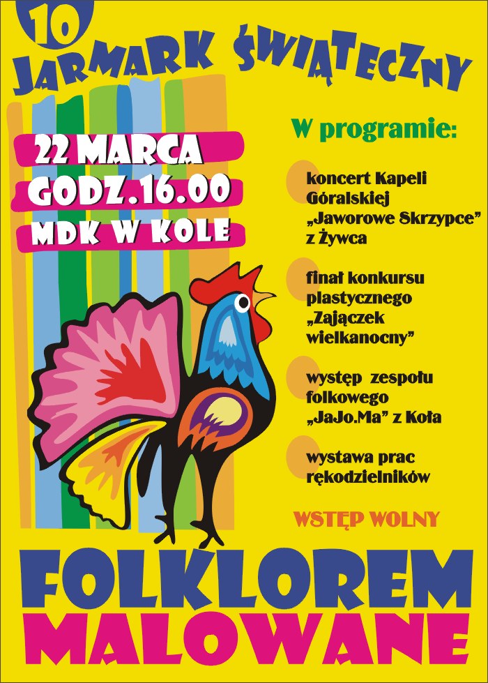 X Jarmark Świąteczny "Folklorem Malowane"