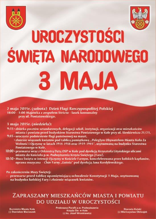 Uroczystości Święta Narodowego 3 Maja