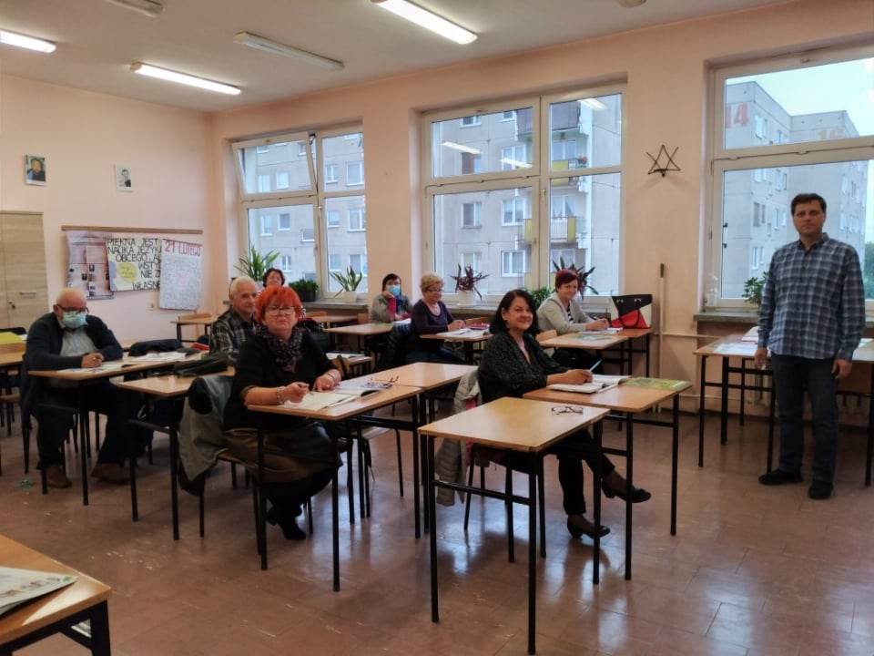 Członkowie Klubu Seniora 
