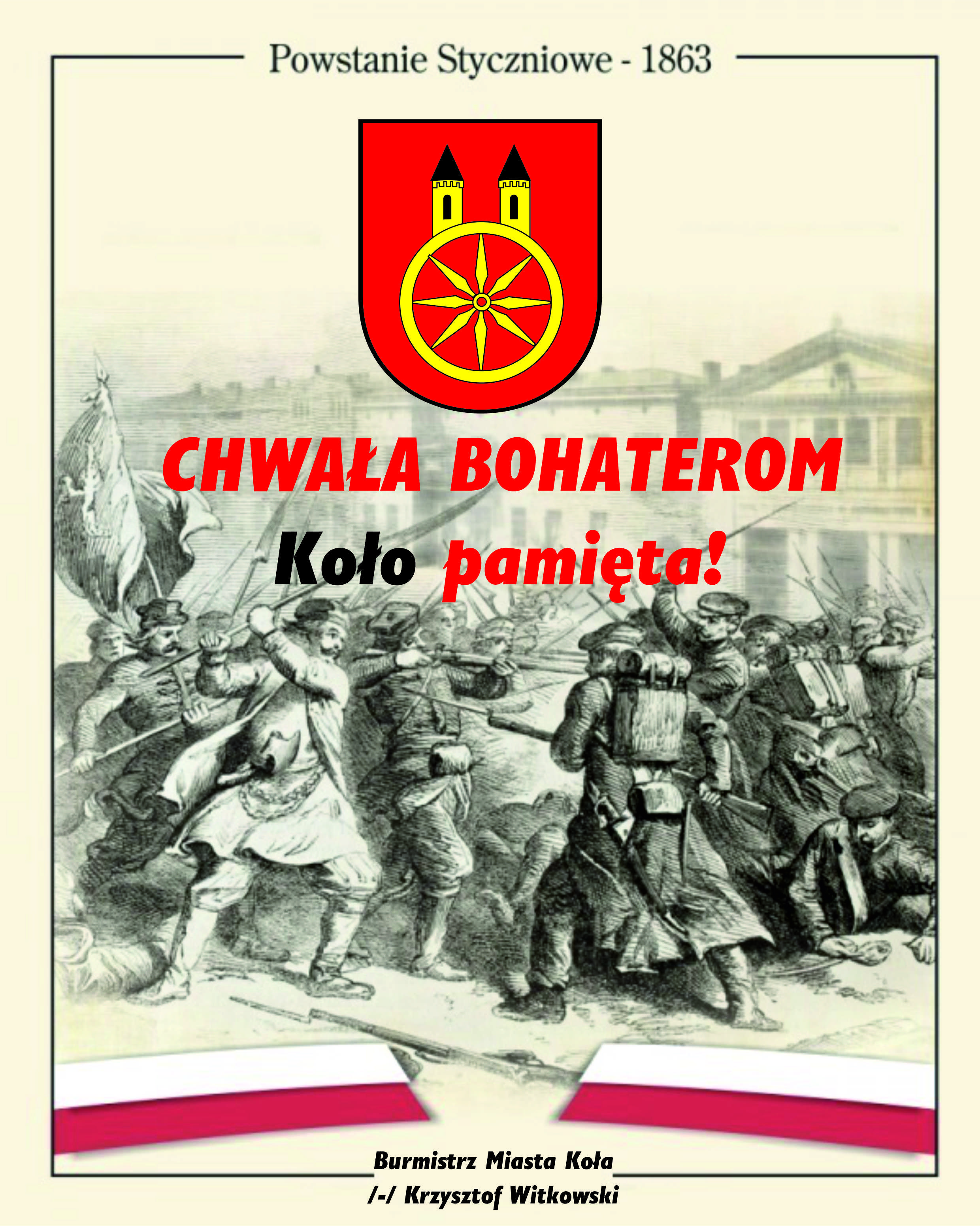Grafika przedstawia scenę walk powstańczych.