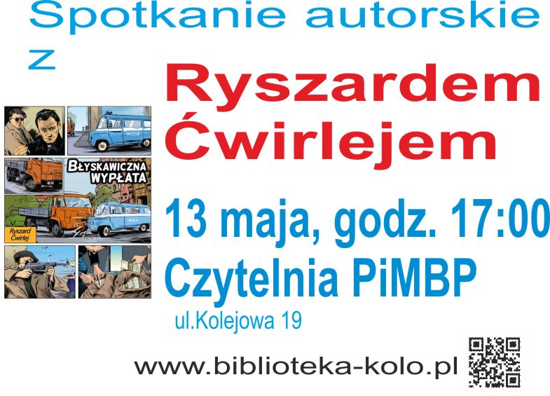 Spotkanie autorskie z Ryszardem Ćwirlejem