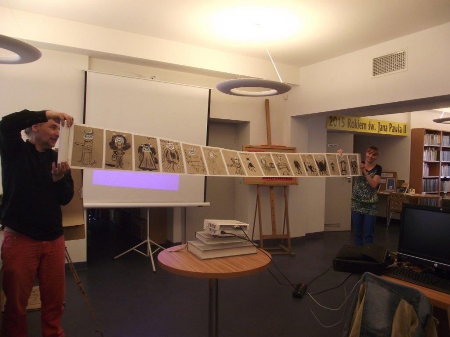Warsztaty z ilustratorem Arturem Nowickim