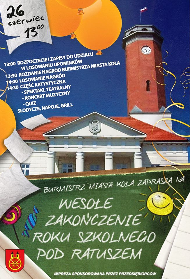 Wesołe zakończenie roku szkolnego pod Ratuszem