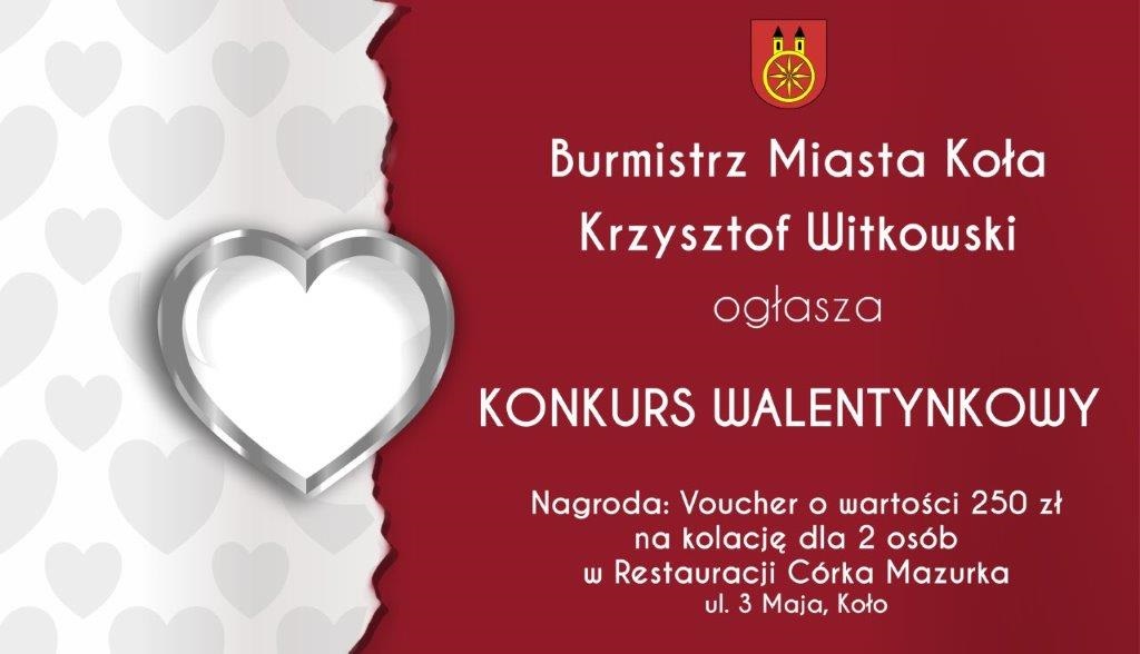 Infografika o Konkursie Walentynkowym, tekst pod infografiką.