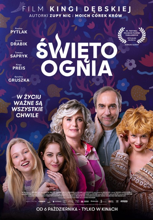 Plakat do filmu Święto Ognia w Miejskim Domu Kultury w Kole
