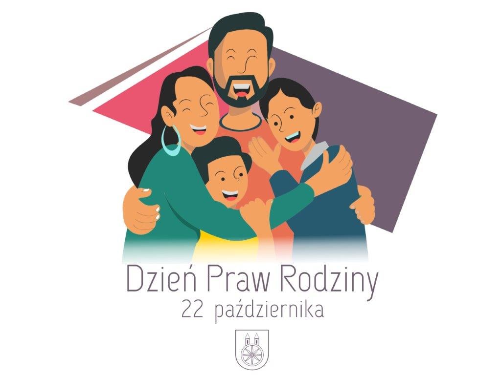 Plansza 22 października Dzień Praw Rodziny, tekst pod planszą