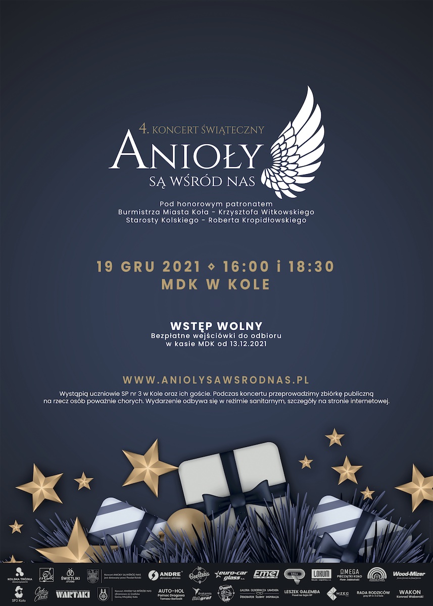 Plakat informujący o koncercie 
