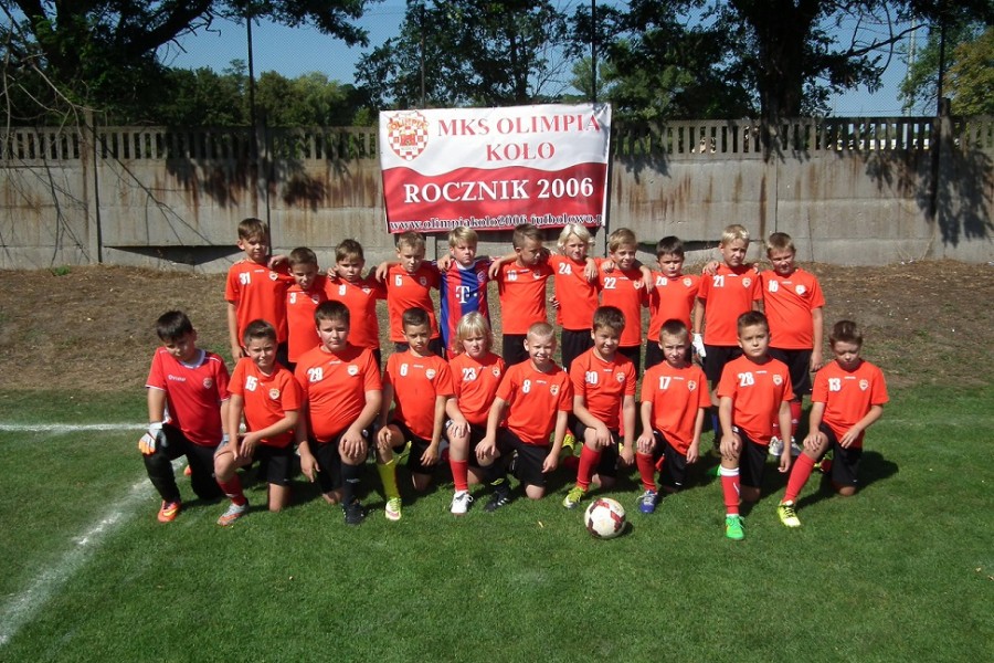 Żacy z Olimpii Koło na turnieju piłkarskim "PROSNA CUP 2015"