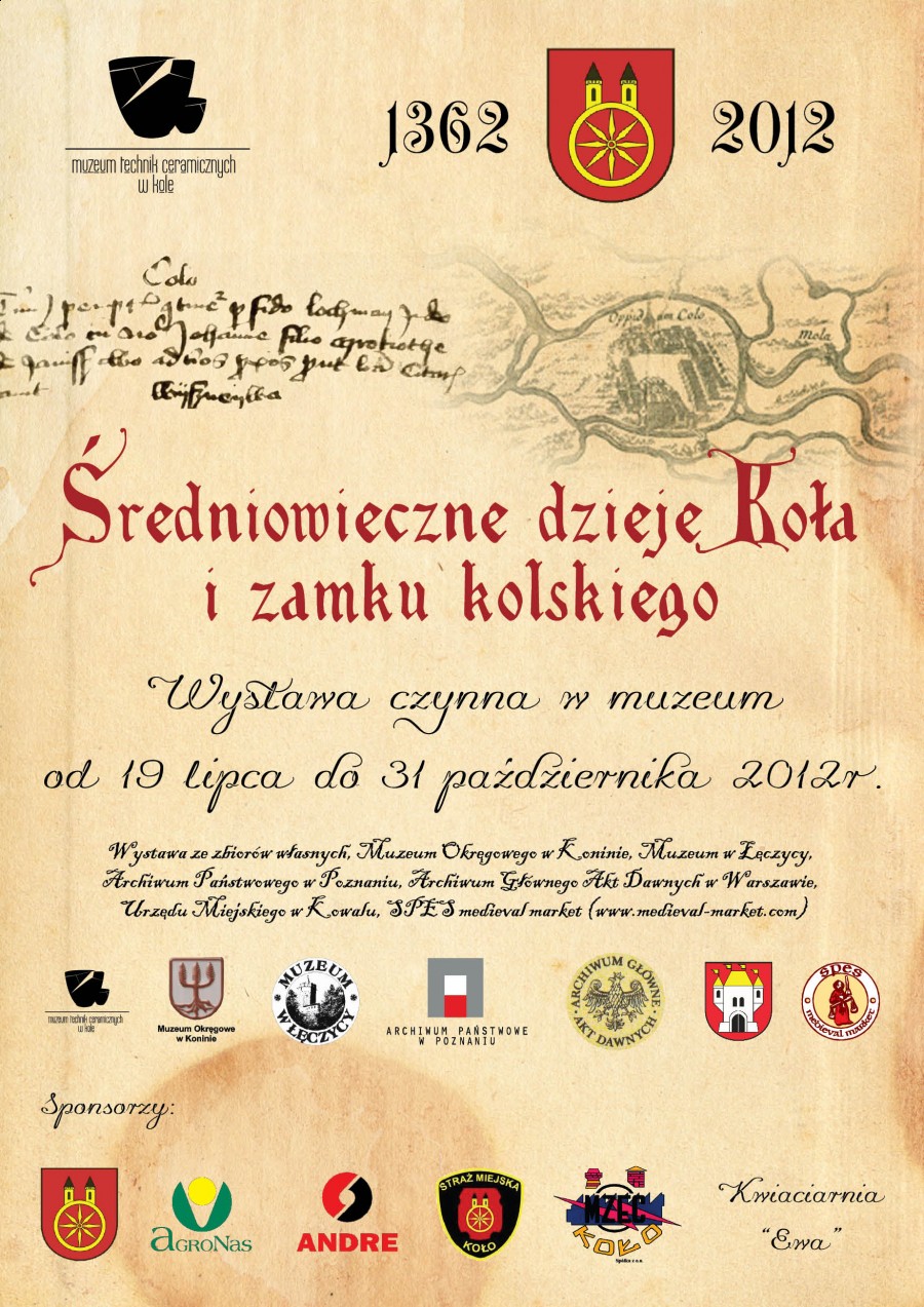Oryginał dokumentu lokacyjnego zobaczymy w kolskim muzeum