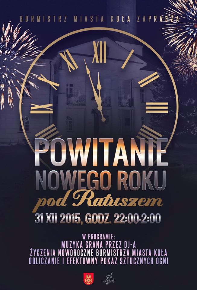 Zapraszamy na powitanie Nowego Roku!