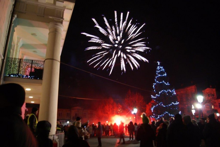 Mieszkańcy powitali 2016 rok!